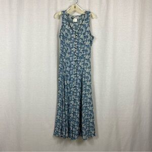 Elegant Vintage DBY Ltd. Floral Sleeveless Maxi Dress